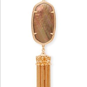 Kendra Scott Rayne Necklace, Brown Pearl